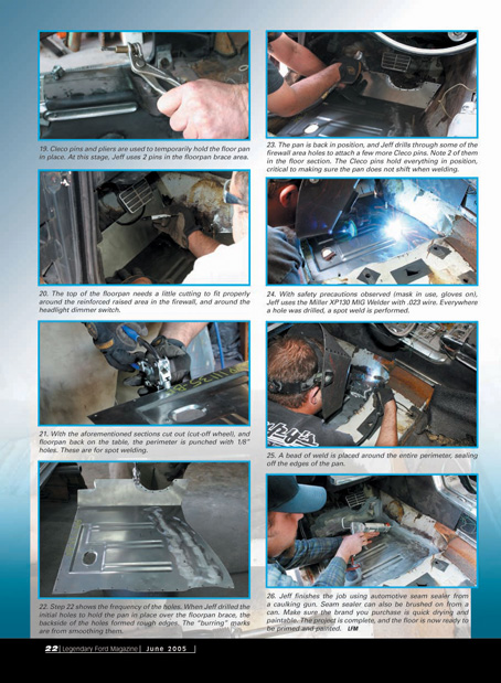 Floorpan replacement